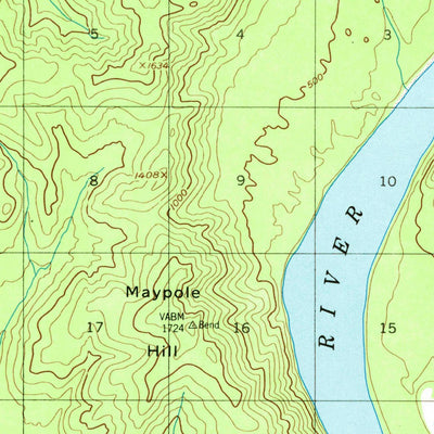 United States Geological Survey Livengood C-6, AK (1956, 63360-Scale) digital map