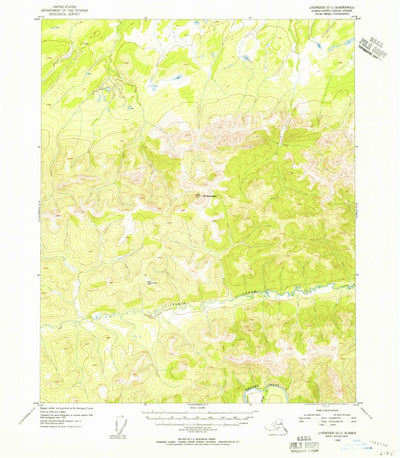 United States Geological Survey Livengood D-1, AK (1954, 63360-Scale) digital map