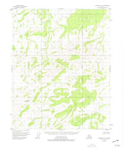 United States Geological Survey Livengood D-2, AK (1952, 63360-Scale) digital map