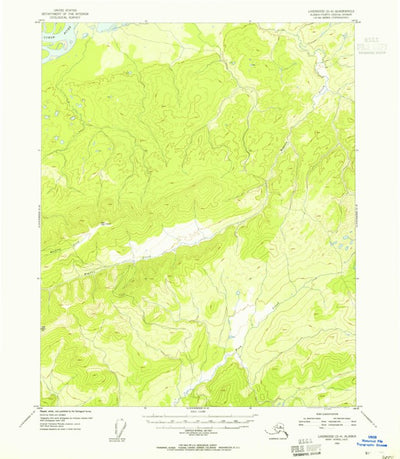 United States Geological Survey Livengood D-4, AK (1954, 63360-Scale) digital map