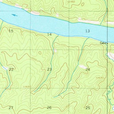 United States Geological Survey Livengood D-5, AK (1952, 63360-Scale) digital map