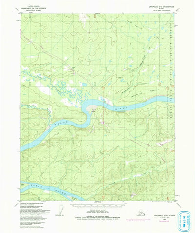United States Geological Survey Livengood D-6, AK (1956, 63360-Scale) digital map