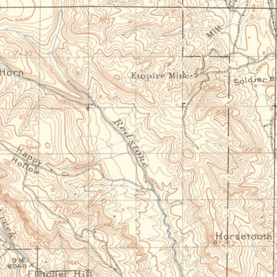 United States Geological Survey Livermore, CO-WY (1907, 125000-Scale) digital map