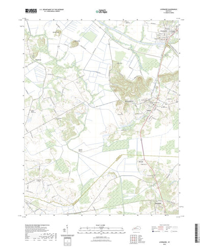 United States Geological Survey Livermore, KY (2022, 24000-Scale) digital map