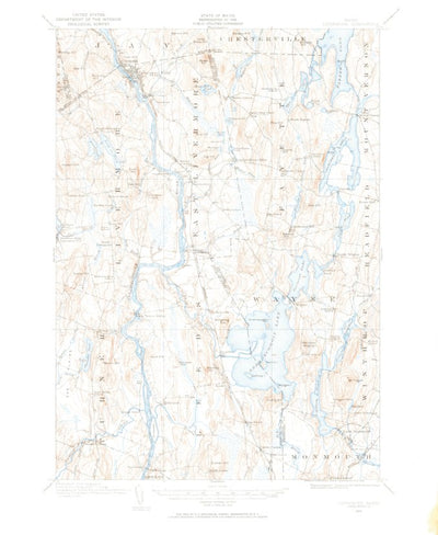 United States Geological Survey Livermore, ME (1910, 62500-Scale) digital map