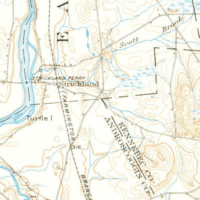 United States Geological Survey Livermore, ME (1912, 62500-Scale) digital map