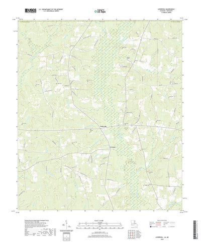 United States Geological Survey Liverpool, LA (2020, 24000-Scale) digital map