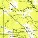 United States Geological Survey Liverpool, LA-MS (1942, 31680-Scale) digital map
