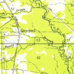 United States Geological Survey Liverpool, LA-MS (1942, 31680-Scale) digital map