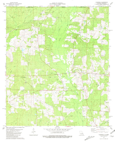 United States Geological Survey Liverpool, LA-MS (1981, 24000-Scale) digital map