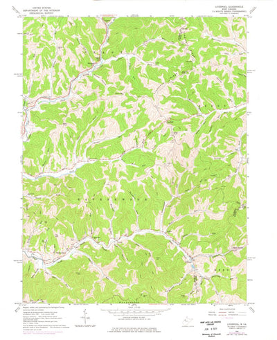 United States Geological Survey Liverpool, WV (1960, 24000-Scale) digital map