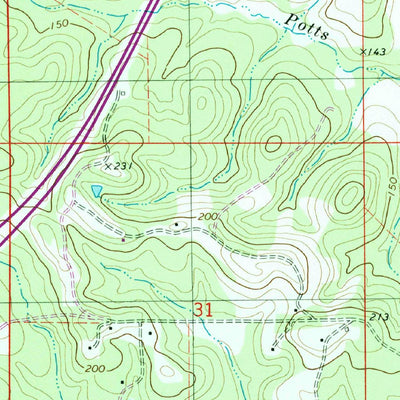 United States Geological Survey Livingston, AL (1974, 24000-Scale) digital map