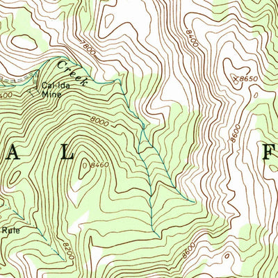 United States Geological Survey Livingston Creek, ID (1964, 24000-Scale) digital map