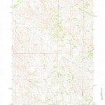 United States Geological Survey Livingston Draw, WY (1972, 24000-Scale) digital map