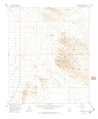 United States Geological Survey Livingston Hills, AZ (1962, 62500-Scale) digital map