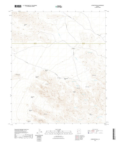 United States Geological Survey Livingston Hills, AZ (2021, 24000-Scale) digital map