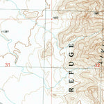 United States Geological Survey Livingston Hills NW, AZ (1990, 24000-Scale) digital map
