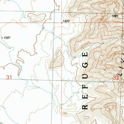United States Geological Survey Livingston Hills NW, AZ (1990, 24000-Scale) digital map