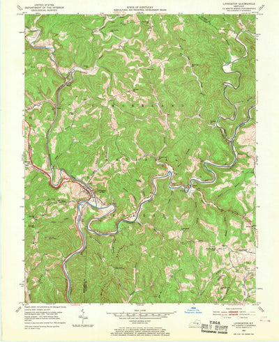 United States Geological Survey Livingston, KY (1953, 24000-Scale) digital map