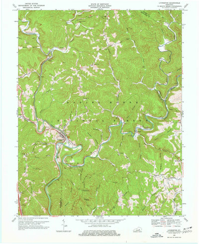 United States Geological Survey Livingston, KY (1969, 24000-Scale) digital map