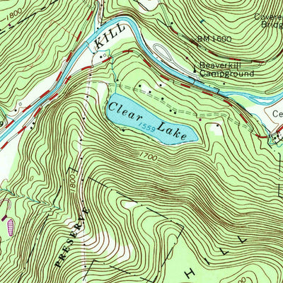 United States Geological Survey Livingston Manor, NY (1965, 24000-Scale) digital map