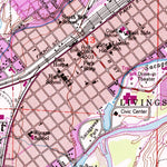 United States Geological Survey Livingston, MT (1951, 24000-Scale) digital map