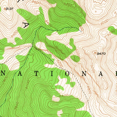 United States Geological Survey Livingston Peak, MT (1951, 24000-Scale) digital map