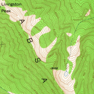 United States Geological Survey Livingston Peak, MT (1951, 24000-Scale) digital map