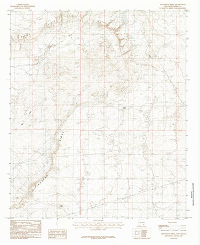 United States Geological Survey Livingston Ridge, NM (1985, 24000-Scale) digital map
