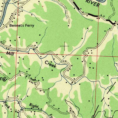 United States Geological Survey Livingston, TN (1944, 24000-Scale) digital map