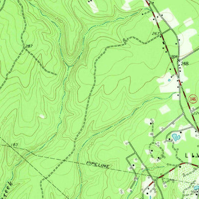 United States Geological Survey Livingston, TX (1958, 62500-Scale) digital map