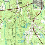United States Geological Survey Livingston, TX (1992, 100000-Scale) digital map