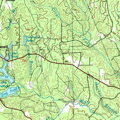 United States Geological Survey Livingston, TX (1992, 100000-Scale) digital map