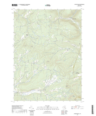 United States Geological Survey Livingstonville, NY (2023, 24000-Scale) digital map