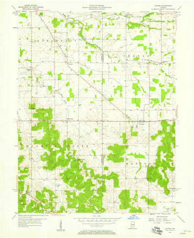 Livonia, IN (1957, 24000-Scale) Map by United States Geological Survey ...