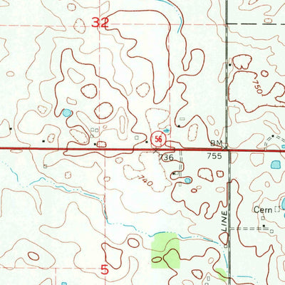 United States Geological Survey Livonia, IN (1970, 24000-Scale) digital map