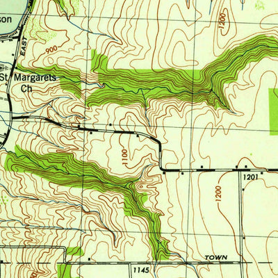 United States Geological Survey Livonia, NY (1942, 31680-Scale) digital map