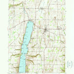 United States Geological Survey Livonia, NY (1951, 24000-Scale) digital map