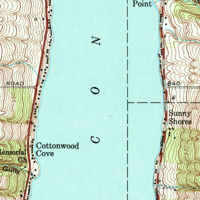 United States Geological Survey Livonia, NY (1951, 24000-Scale) digital map