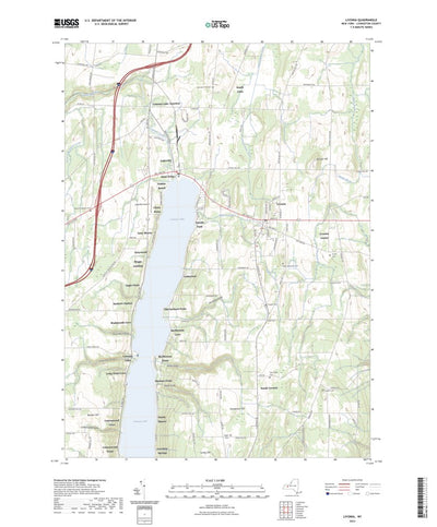 United States Geological Survey Livonia, NY (2023, 24000-Scale) digital map