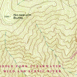 United States Geological Survey Liz Butte, ID (1966, 24000-Scale) digital map