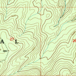 United States Geological Survey Liz Butte, ID (1994, 24000-Scale) digital map