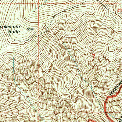 United States Geological Survey Liz Butte, ID (1994, 24000-Scale) digital map