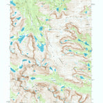 United States Geological Survey Lizard Head Peak, WY (1981, 24000-Scale) digital map