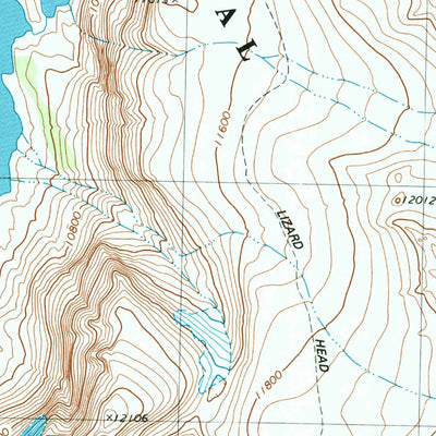 United States Geological Survey Lizard Head Peak, WY (1981, 24000-Scale) digital map