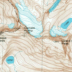 United States Geological Survey Lizard Head Peak, WY (1981, 24000-Scale) digital map