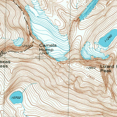 United States Geological Survey Lizard Head Peak, WY (1981, 24000-Scale) digital map