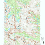 United States Geological Survey Lizard Head Peak, WY (1991, 24000-Scale) digital map