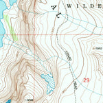 United States Geological Survey Lizard Head Peak, WY (1991, 24000-Scale) digital map