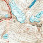 United States Geological Survey Lizard Head Peak, WY (1991, 24000-Scale) digital map